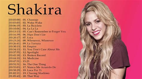 shakira canción youtube